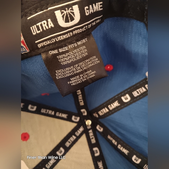 New Men's Philadelphia 76ers Ultra Game blue, black, and red snapback cap. OS - Picture 6 of 6